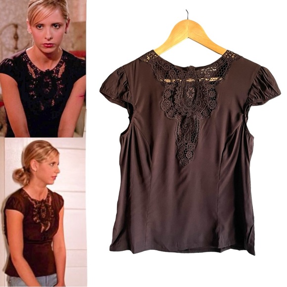 Nanette Lepore Tops - ASO Buffy Summers Nanette Lapore Size 10 Brown